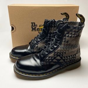 Dr. Martens men’s leather boots with Navajo print